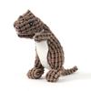 Pet Dog Squeak Toy Dinosaur Corduroy Doll, 1 Piece, Brown