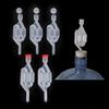 5Pc Water Seal Exhaust One Way Home Brew Wine Fermentation Airlock Sealed Plastic