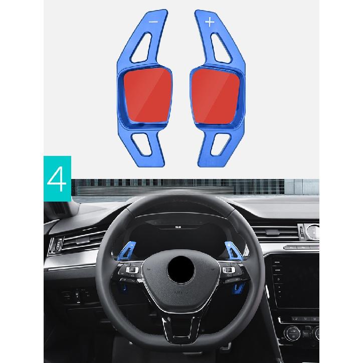 For VW TSI Golf8 MK8 TSI POLO MK6 Touareg TSI Car Accessories Car Steering Wheel Paddle Extend DSG Direct Shift Paddle Cover