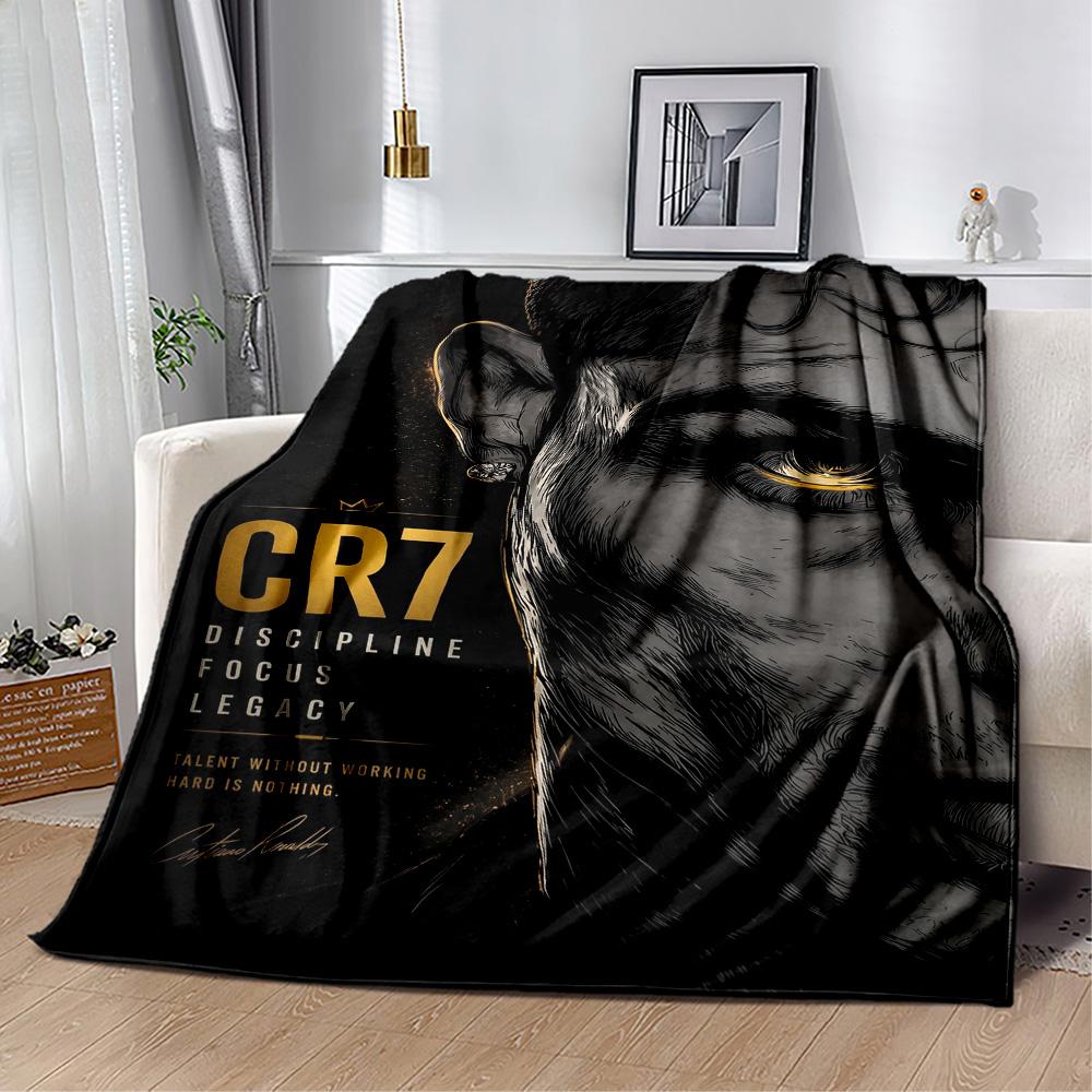 Real Madrid Player Blanket Ultra-Soft Great for Couch Livingroom Office for All Seasons Modern Unique Gift for Family and Friends Camping