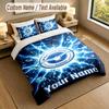 3Pcs Bedding Set Custom Name Text, 1 Sheet 2 Pillowcases Home Bed DecorBrighton & Hove Albion Football