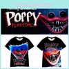 Детская футболка Poppy Playtime для мальчиков, дышащий полиэстер, Huggy Wuggy Tee.