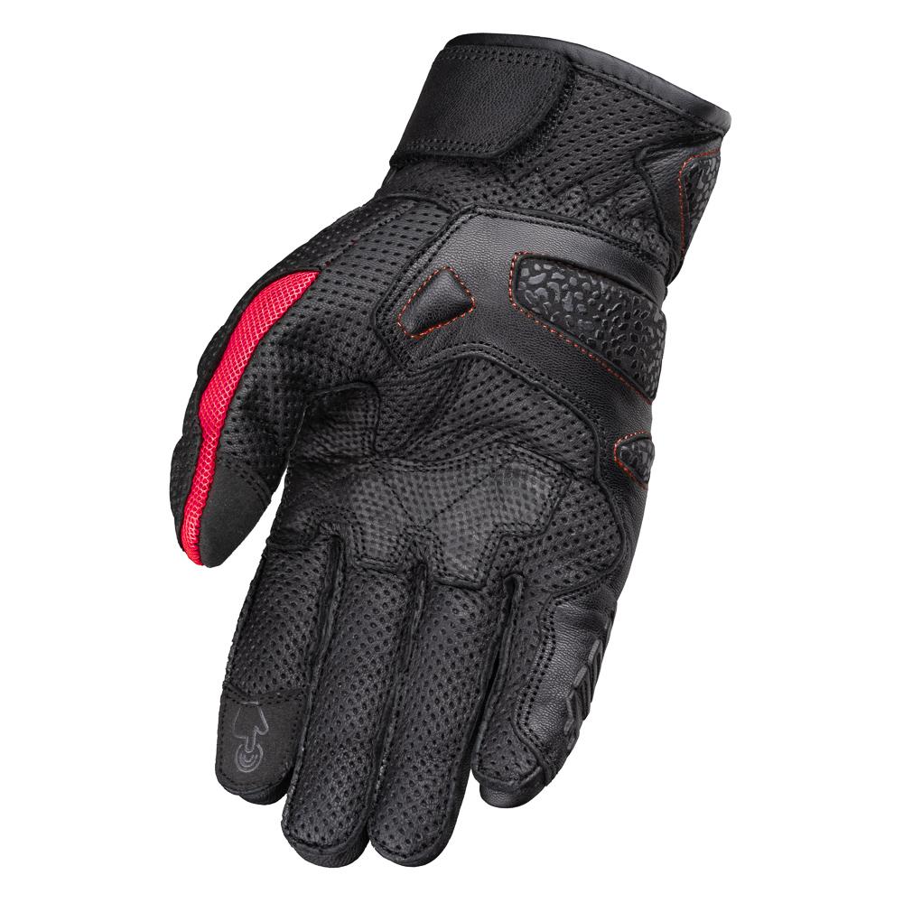 WOLF LEATHER GLOVES TW67 GOKU AIR RED