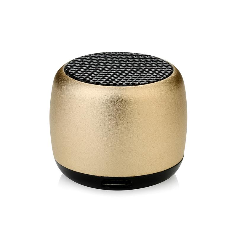Мини Bluetooth-совместимая колонка Портативная Интеллектуальная Одна на Двух Маленькая Стальная Пушка Металлическая Беспроводная Bluetooth Звук Сабвуфер