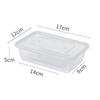 Weishanmei WSM-650CFX Одноразовые прямоугольные контейнеры для приготовления еды с крышками