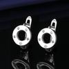 Wind Fashion Zircon Exaggerated Earrings Creative Trendy Earrings Personalized Temperament Metal Wind Earrings Women