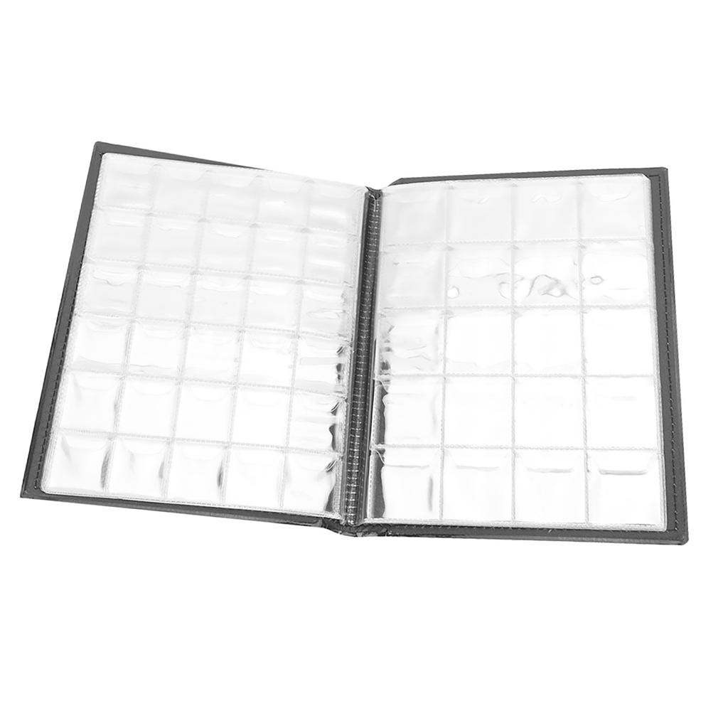 250 карманов 10 страниц альбом для монет коллекционная книга держатель для монет BookBrown