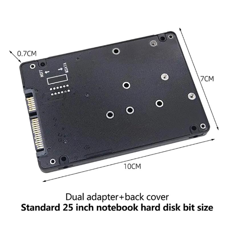 Sata 60 Гбит/с к M2 Ngff Sata SSD Msata SSD-адаптер Msata к Sata M.2 Ngff к Sata адаптер для жесткого диска