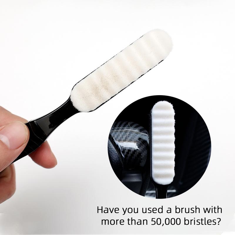 Кисть для детейлинга автомобиля Набор для чистки автомобиля Инструменты для мытья Детализация приборной панели Воздуховыпускное отверстие Детализация щель Мытье Подметание Пыльник Автоаксессуары