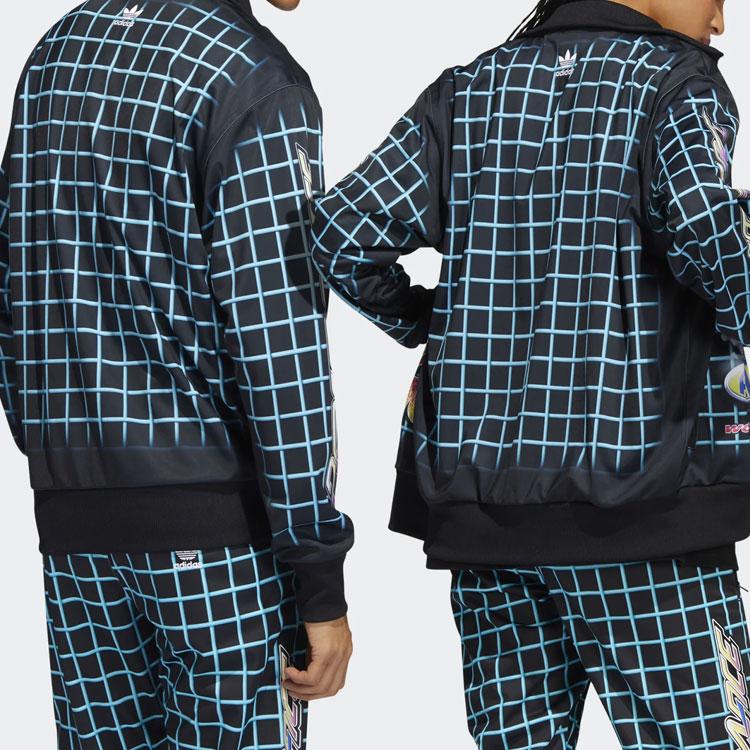 adidas Originals x Jeremy Scott Трек-топ для ралли Черный Унисекс HG6509