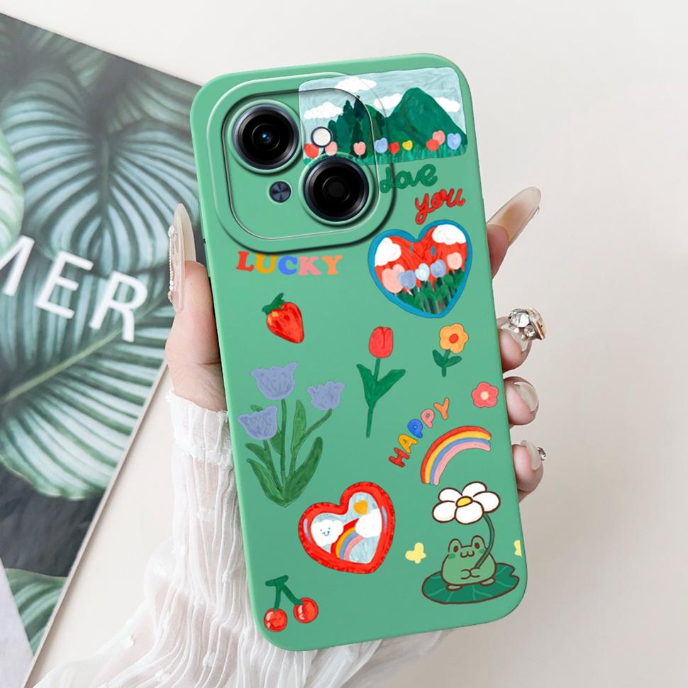 Чехол для Tecno Spark Go 1 Go1 Милый Мультяшный Чехол Мягкий Силикон Fundas Чехол для Телефона Для Tecno SparkGo Spark Go 2025 Задняя Крышка Capa