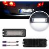 2 шт. Светодиодные фонари номерного знака для MK5 GTI MK6 MK7 Golf 5 Glof 6 Golf 7 New Beetle Passat CC Rabbit Eos Phaeton Polo Lupo Работают от Xenon