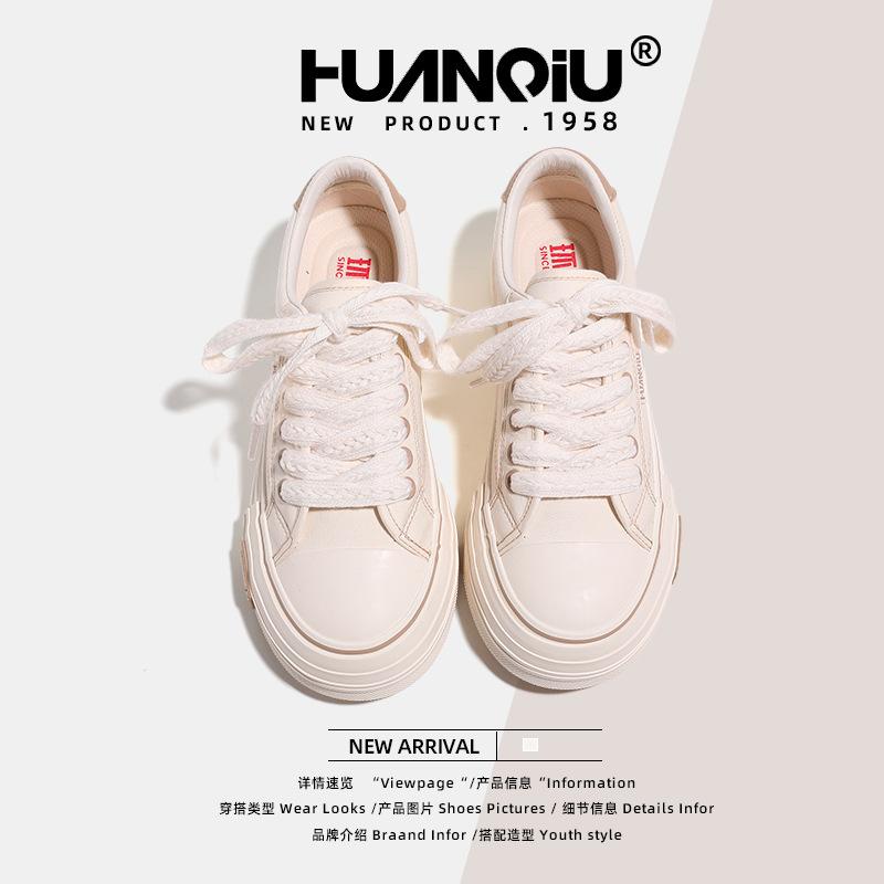 Глобальные белые туфли женские 2025 новые весенние туфли нишевые универсальные кроссовки повседневные дышащие парусиновые туфли S6989