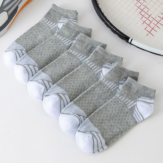 5 пар мужских баскетбольных носков, впитывающих пот, влагоотводящих, дышащих, с низким вырезом, нескользящие, для повседневной носки, для занятий йогой