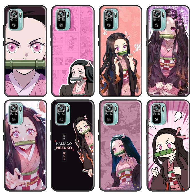 Чехол Demon Slayer Kamado Nezuko для Redmi 9 9A 9C 9T 7A 8A для Xiaomi Redmi Note 8 Pro 9S 8T Note 7 9 10 Pro