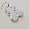 Rainbow Moonstone Earring 925 Sterling Silver Handmade Drop Dangle Earrings