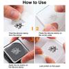 4 Sheets 4 Styles PVC Plastic Stamps for DIY Scrapbooking Photo Album Decorative Cards Making Stamp Sheets Film Frame Tree 160x110x3mm