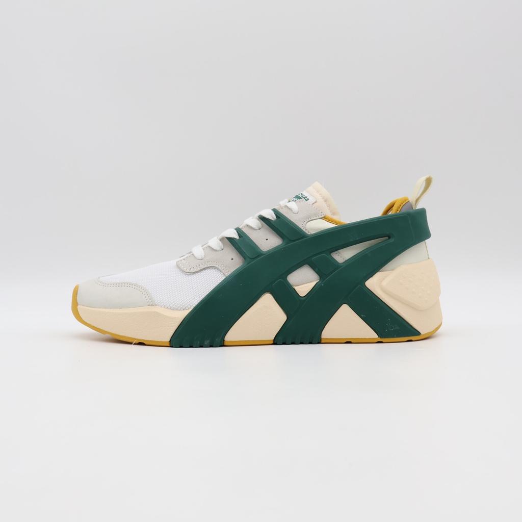 1183A795-102 Onitsuka Tiger Кроссовки с большим логотипом 2.0 Белый Сосново-зеленый (Мужской)