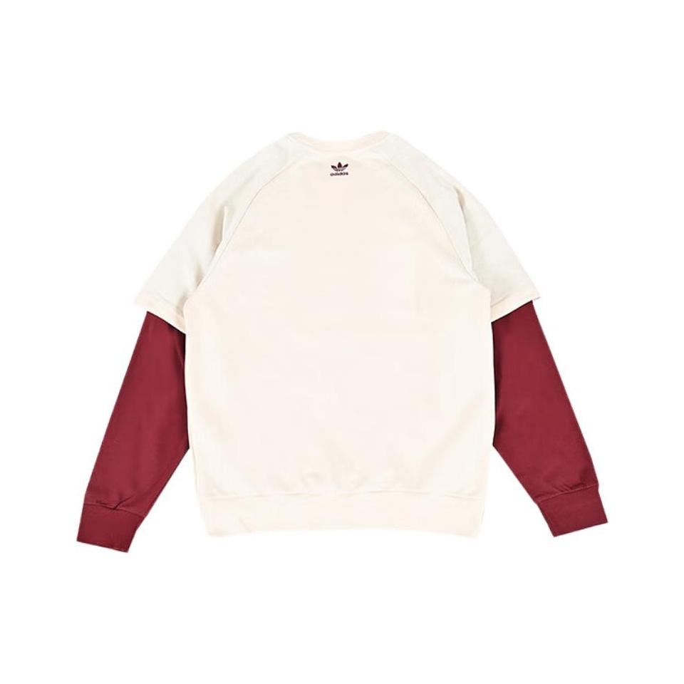 adidas Свитшот Originals Спортивный Повседневный Удобный Color Block С круглым вырезом Детский Детские свитшоты KG6622