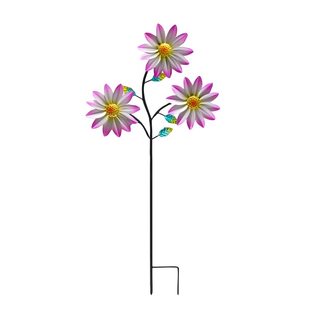 Metal Garden Stakes, Windmill Decorative Garden Stakes, Colorful Metal Flowers, Decorations, Suitable For Indoor And Outdoor Use