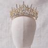 New Baroque Fashion Large Crown Tiara Bride Birthday Crown European Style Rhinestone Wedding Accessories