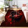Black and Red Headphones Rug Floor Mat for Living Room or Bedroom Soft and Comfortable Carpet a Gift for Birthday and Holiday.MFF0918278