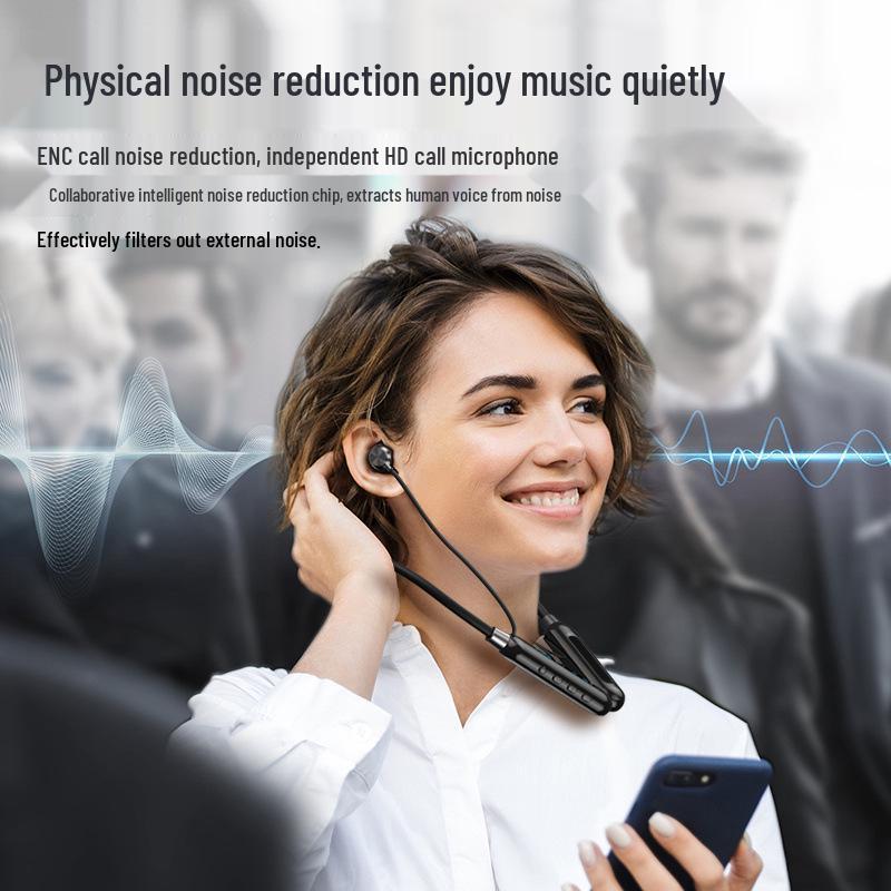 Официальные беспроводные Bluetooth-наушники с шейным ободком 2025 года - Высококачественный звук, Длительное время работы от аккумулятора, Идеально подходят для спорта и музыки.