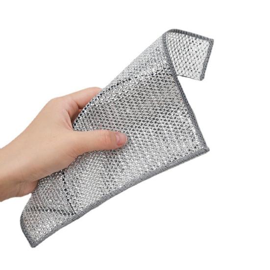 5/10/20 шт., тряпки для мытья посуды, многоразовые, многоразовые, для сухого и влажного использования, проволочная ткань, не царапающая проволоку