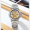 Steel Strip Men's Watches Fully Transparent Dial Automatic Mechanical Watch Waterproof Hardlex Mirror Surface