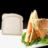 Bento Box with Lid Moisture-proof Easy Clean Toast Shape Portable Sandwich Food Storage Case Daily Use