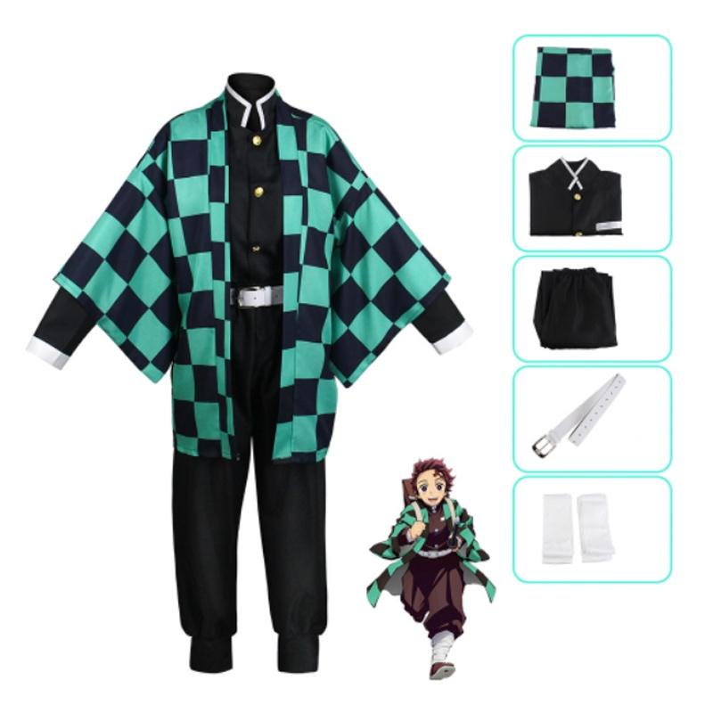 Костюм для косплея Demon Slayer Kamado Nezuko для детей разных цветов, изысканная работа и идеальные швы