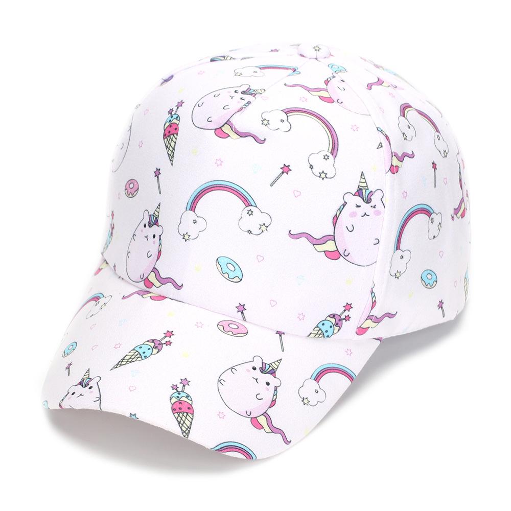 Children's Cartoon Animal Baseball Caps - Spring/autumn - Boys' Cute Beanie Hats - Girls' Sun Hats