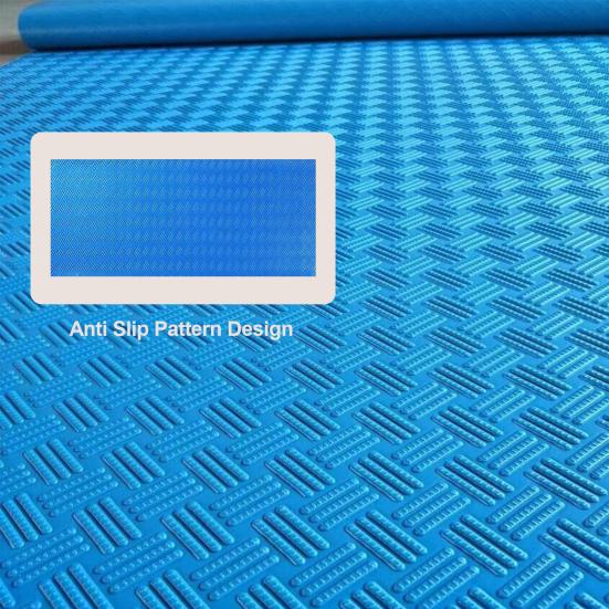 Ladder Pad Uneven Surface Widely Applicable Foldable Bendable Cuttable Non-slip PVC Swimming Pool Ladder Mat Home Use
