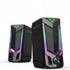 Проводная и Bluetooth RGB Компьютерная колонка, Настольная компьютерная колонка, Колонка для ноутбука, Настольная стереоколонка, Питание от USB, с LED-подсветкой