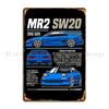 Mr2 Sw20 Metal Sign Home Cinema Customize Wall Cave Vintage Tin Sign Poster