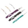6pcs 0.75mm Dreadlocks Crochet Hook Tool for Hair Weaving 1 2 3 Hooks Dreadlock Interlocking Tool