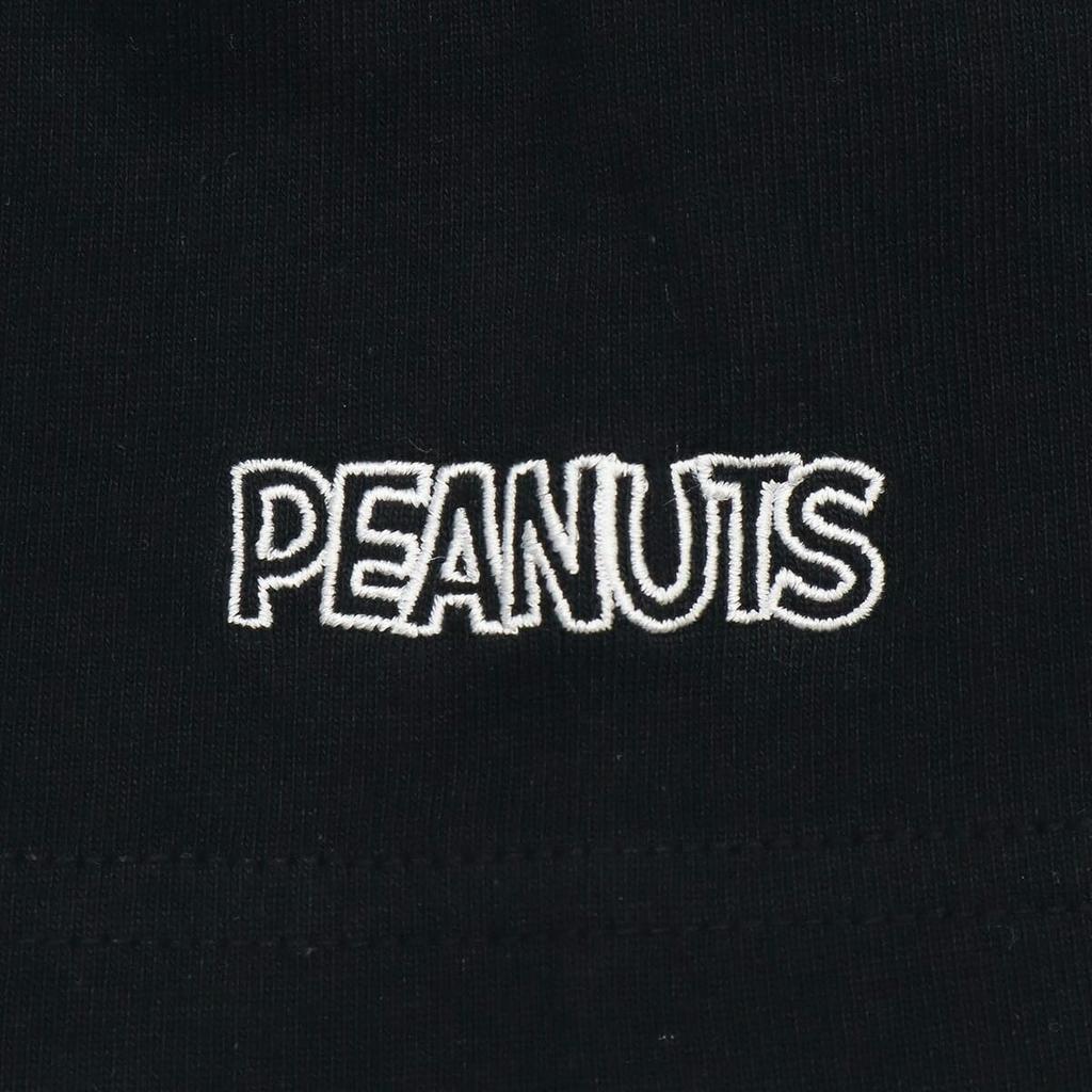 New Era Peanuts Snoopy Collaboration Short Sleeve Size 140 YTH SS CT TEE PEANUTS BLK Kids' & T-Shirt, Black,