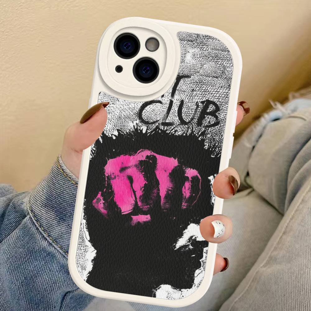 M-Movie F-Fight Club Phone Cover For IPhone 16 15 14 13 12 11 Pro Max Plus Leather Soft Case