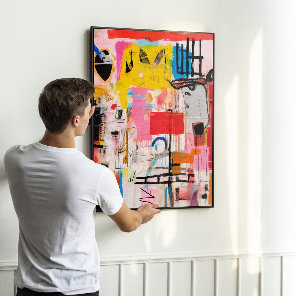 Плакат стрит-арт граффити