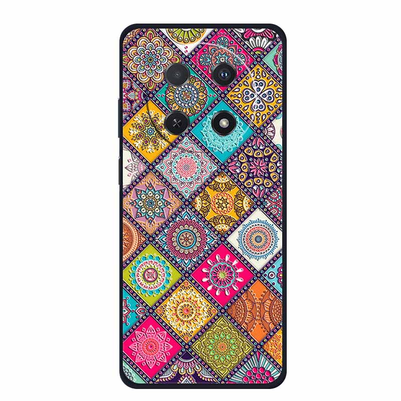 3D Тисненый Чехол Для Huawei Nova 14i Чехол Для Телефона Coque Цветы Силиконовый Мягкий Задний Чехол Для Huawei Nova 13i Y91 12i Чехол Funda Para