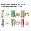 Crafts Home Decoration Handmade Cloth Threads Tools Cross Stitch Embroidery Kit DIY Starter Suits
