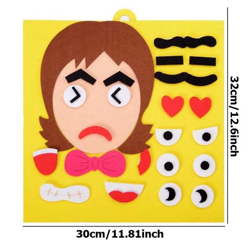 Малыш Монтессори Математика Фетровая доска Игрушка Обучение цифрам пальцами Счет Дошкольные манипулятивы Обучающие развивающие игрушки TMZ