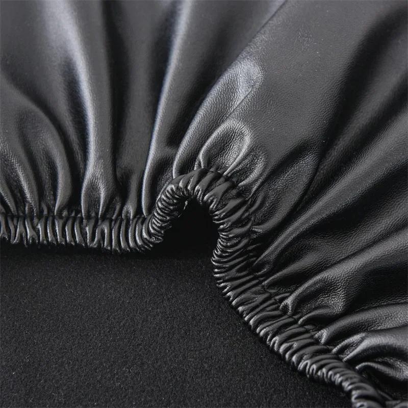 1 шт. Чехол на табурет, эластичный, водонепроницаемый, для домашнего декора отеля, вращающийся чехол для стула, защитный чехол для мебели, чехлы для барных стульев, искусственная кожа