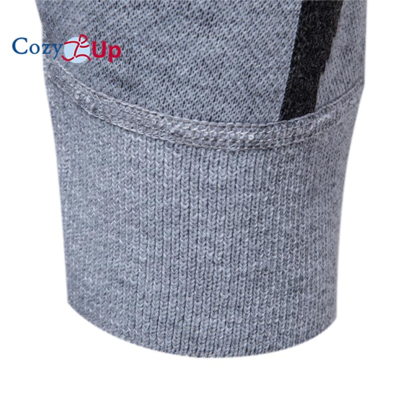 Cozy Up Men's Thickened and Fluffy High-Collar Pullover Sweater