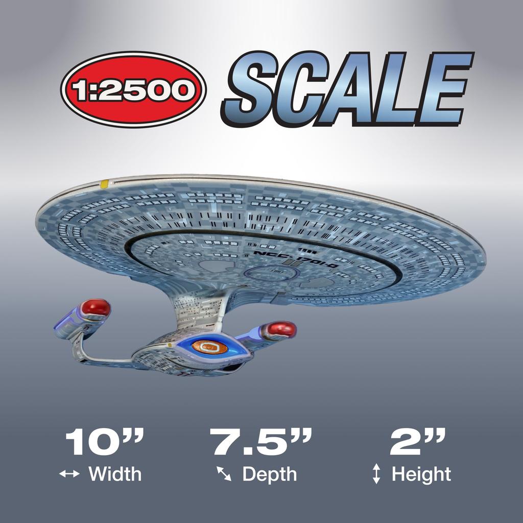 AMT New Star Trek Enterprise Scale Пластиковая модель AMT1126 NCC-1701D USS. (Комплект для застёжек) 1/2500