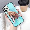 Осенний Милый Щенячий Чехол для Телефона с Боксером для iPhone 17 Air 16 16e 15 12 11 13 14 Pro Max Apple Plus Coque