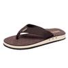 Men's Non-Slip Open-Toe Flip-Flops: Large Size Sandals for Outdoor and Beach Wear