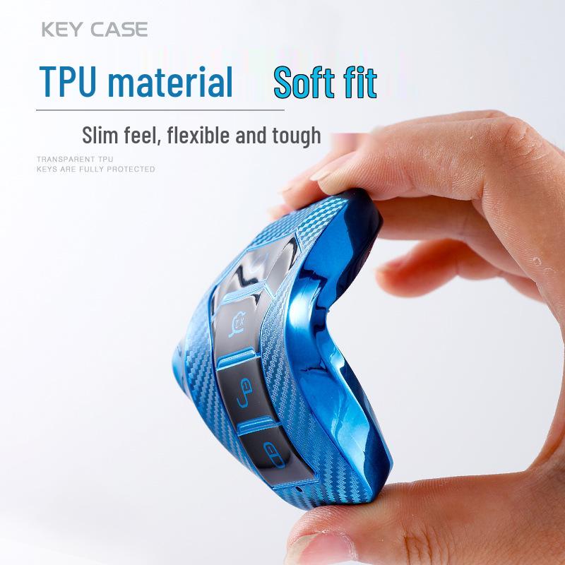 Чехол для ключа BYD для моделей на новых источниках энергии: Tang, Qin, Song Pro, Han EV, Tang DM