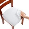 Эластичные жаккардовые чехлы на сиденья для стульев для столовой, съемные моющиеся, эластичные, с мягкой обивкой, подушка для обеденного стула, чехол