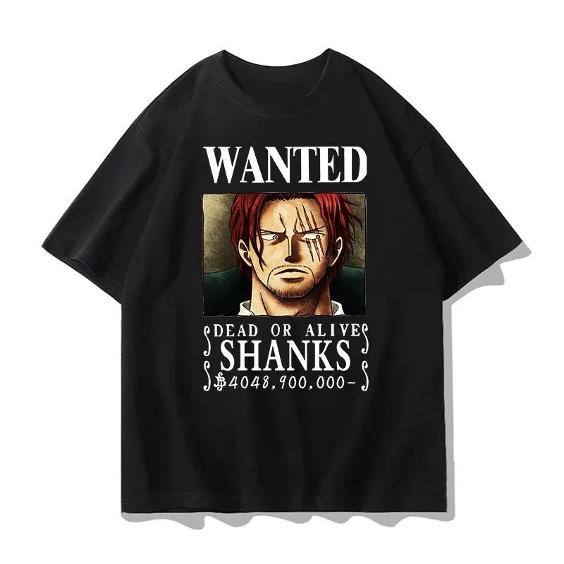 Футболка с принтом One Piece Луффи Эйс Аниме Футболка Унисекс Летняя мода 2026 Оверсайз Уличный Повседневный Y2K Топы Уличная одежда